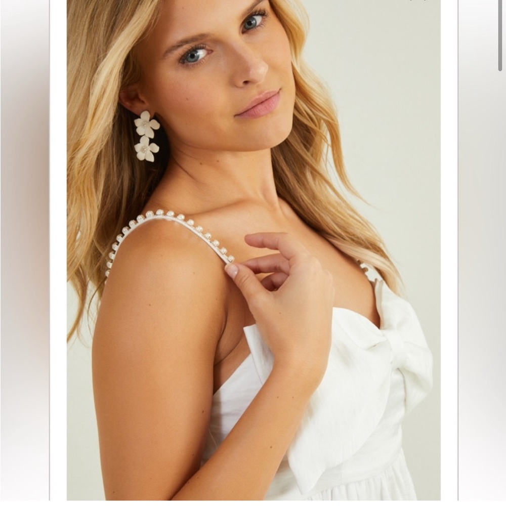 Altar'd State white Dress with Elegant Details